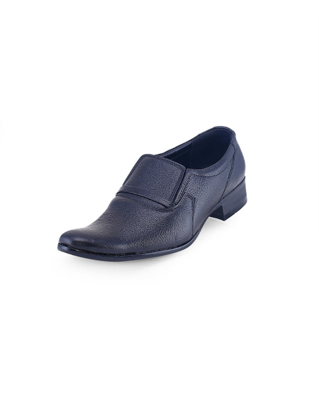 Men's leather black shoes 00889