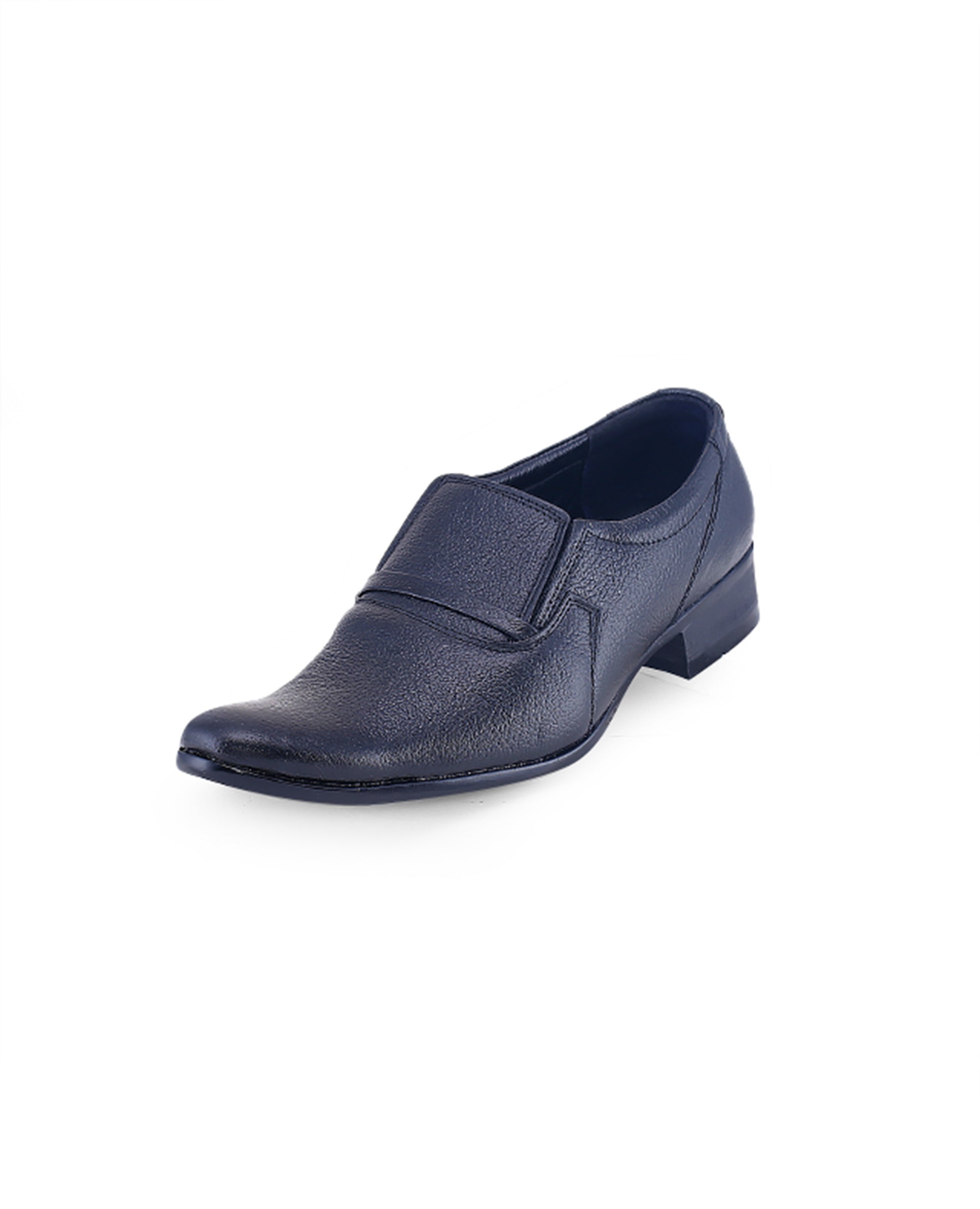 Men's leather black shoes 00889