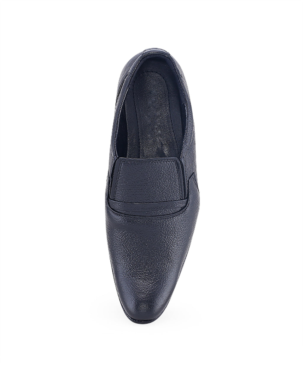 Men's leather black shoes 00889