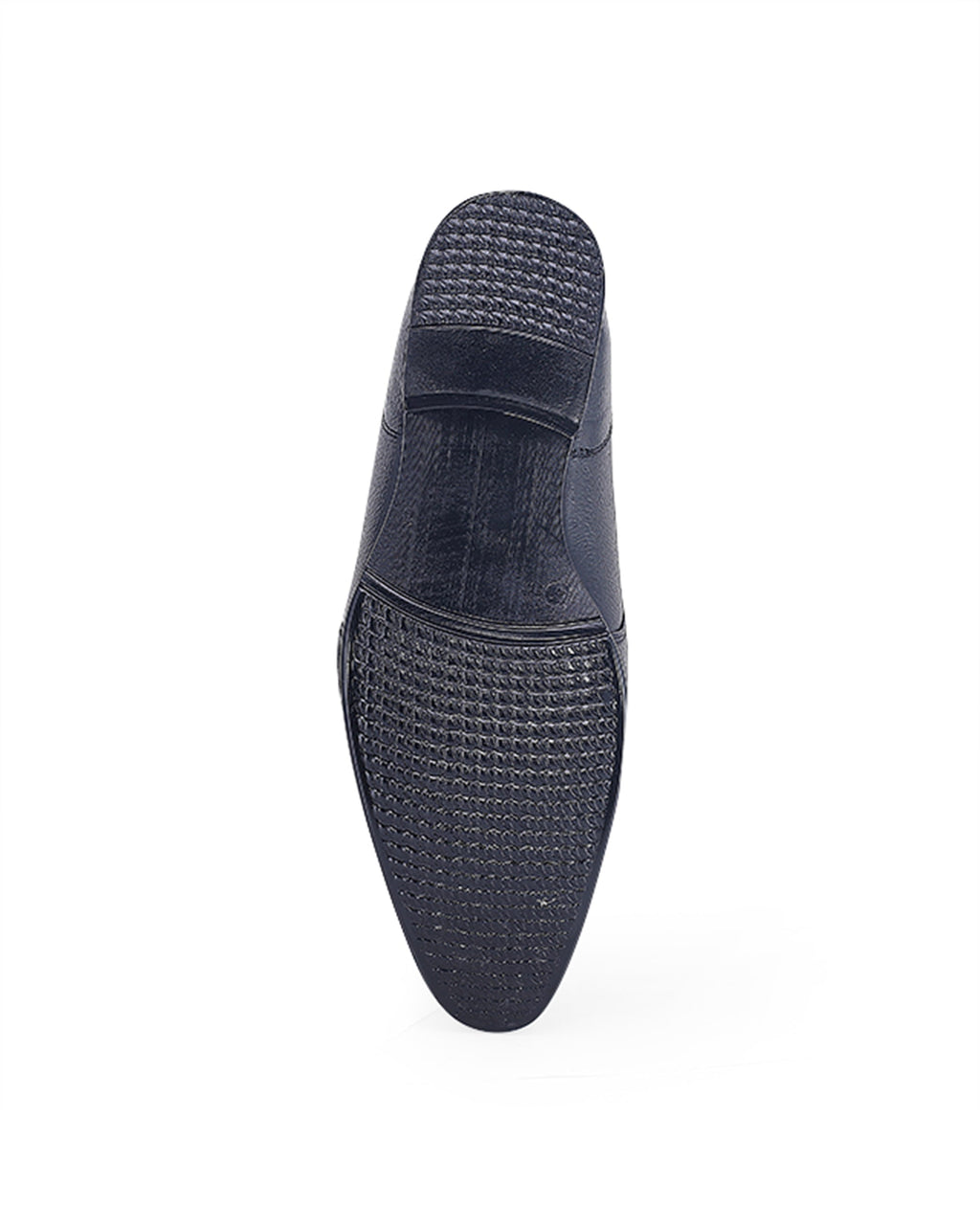 Men's leather black shoes 00889