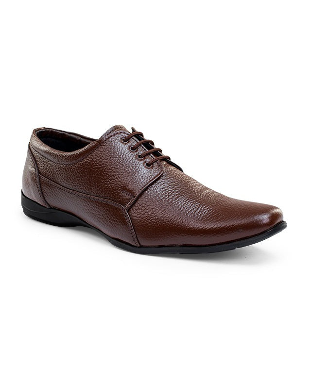Men's leather brown shoes  106416