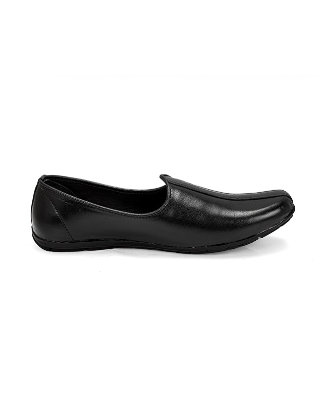 Men's leather black Shoes 106405