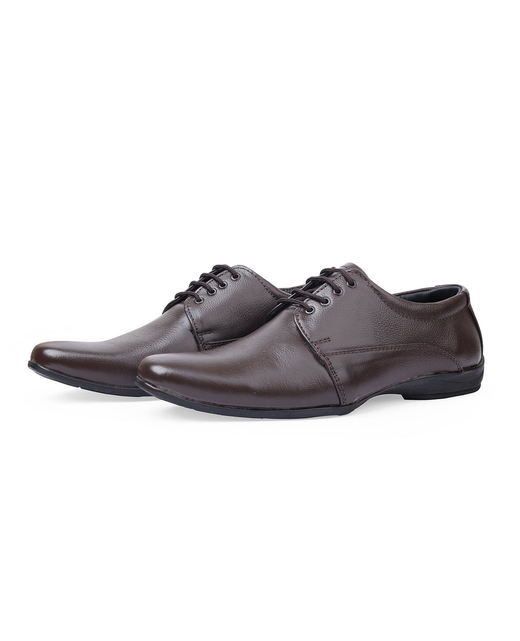 Men's leather brown shoes  106416