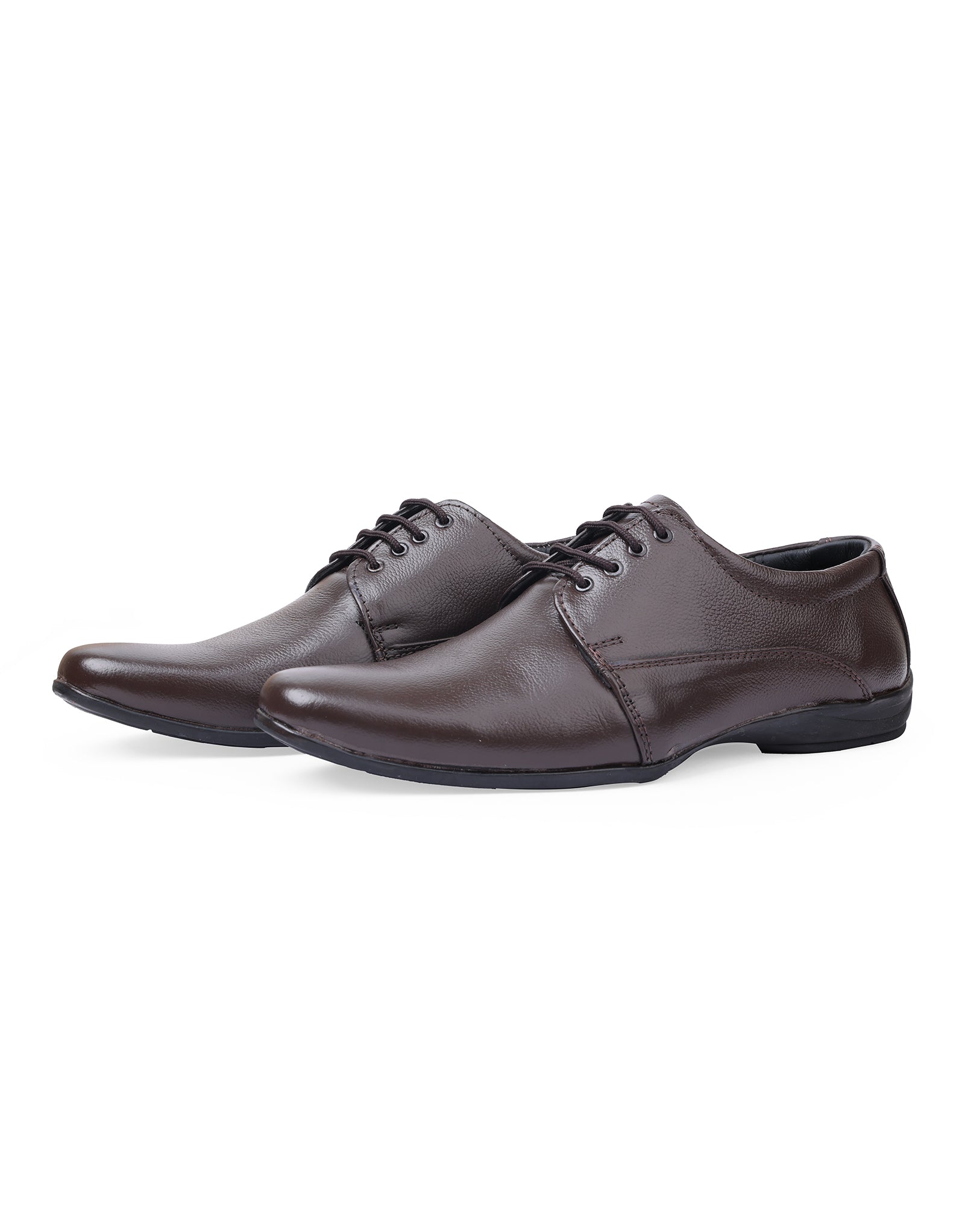 Men's leather brown shoes  106416