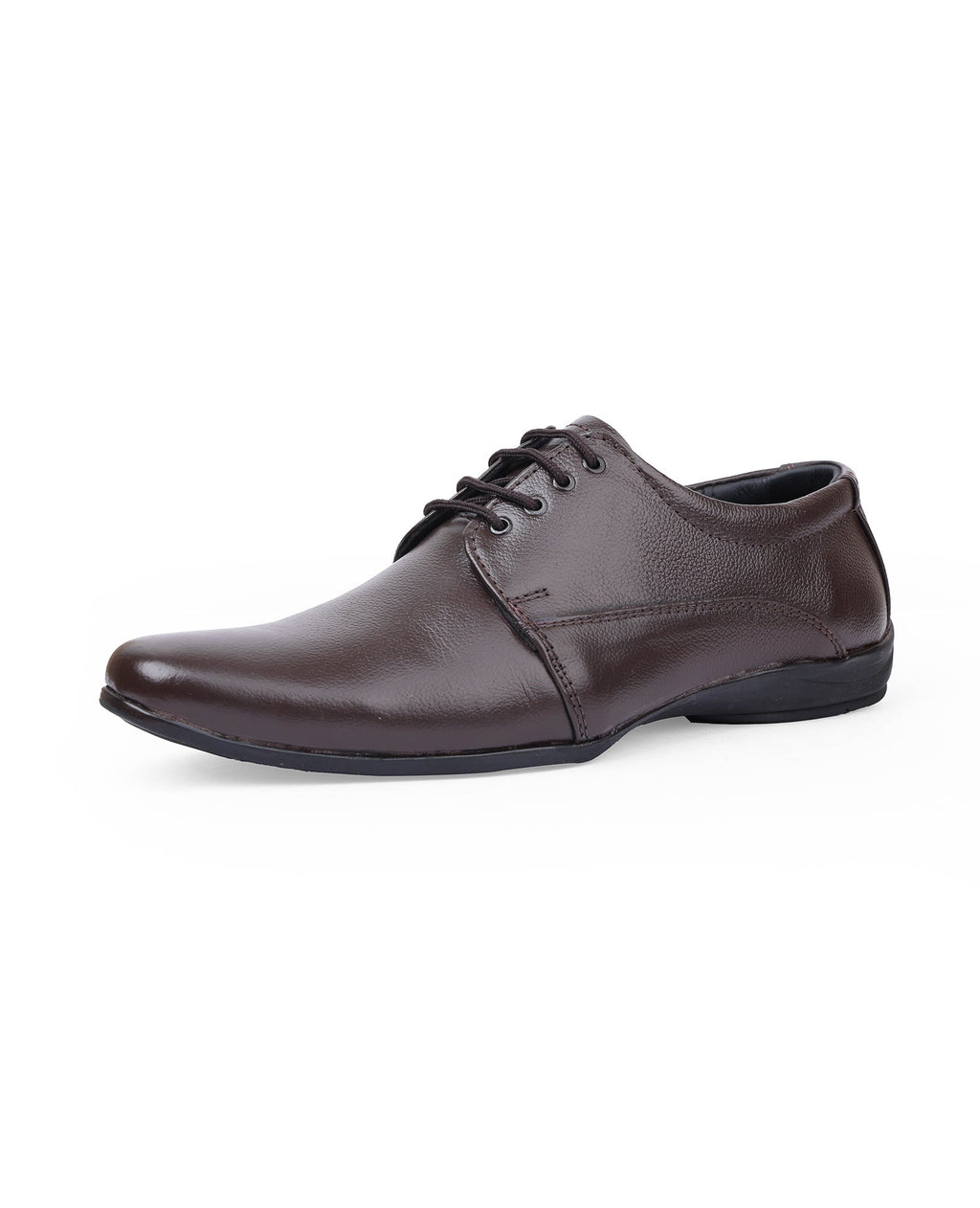 Men's leather brown shoes  106416