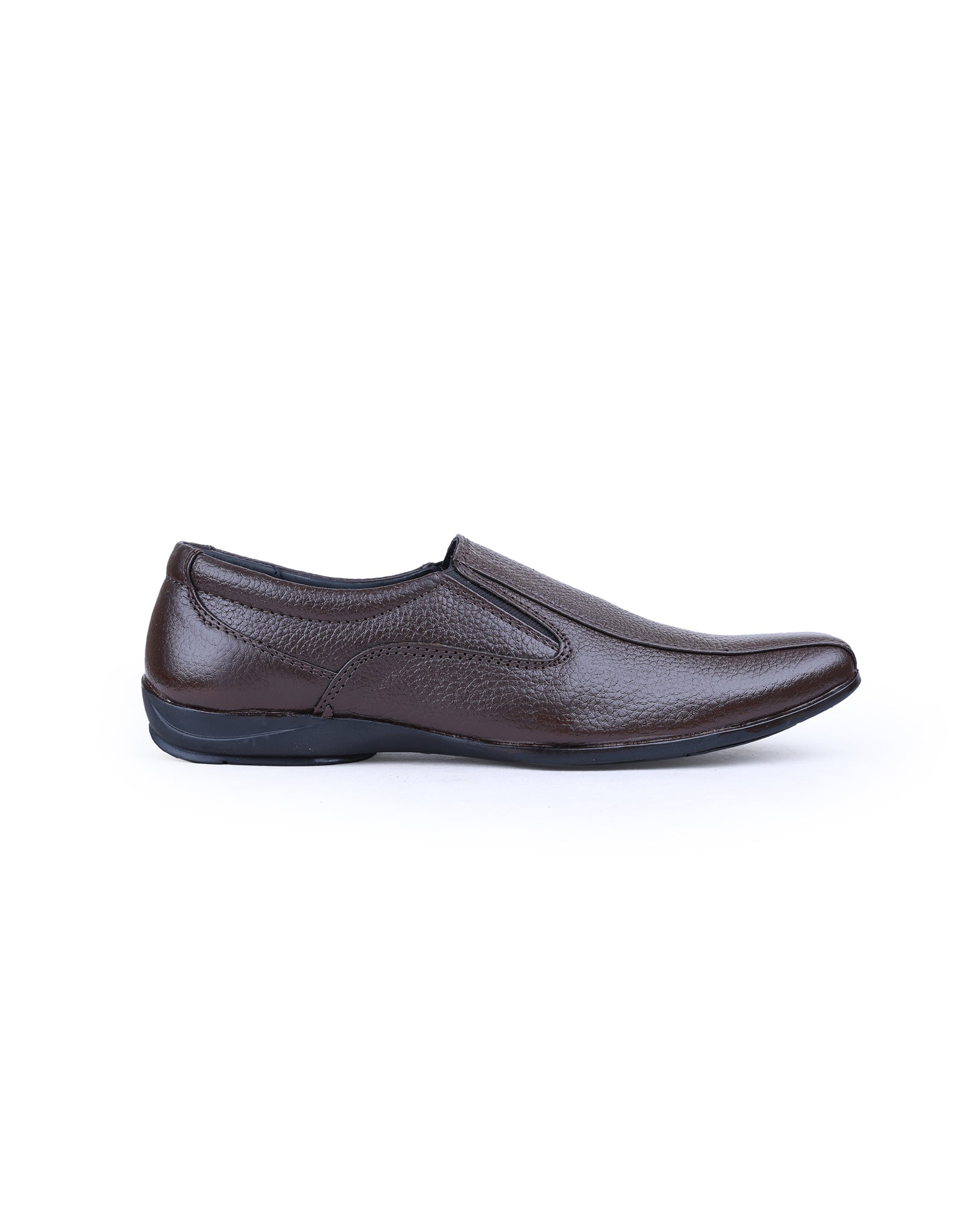 Men's leather brown shoe 106418