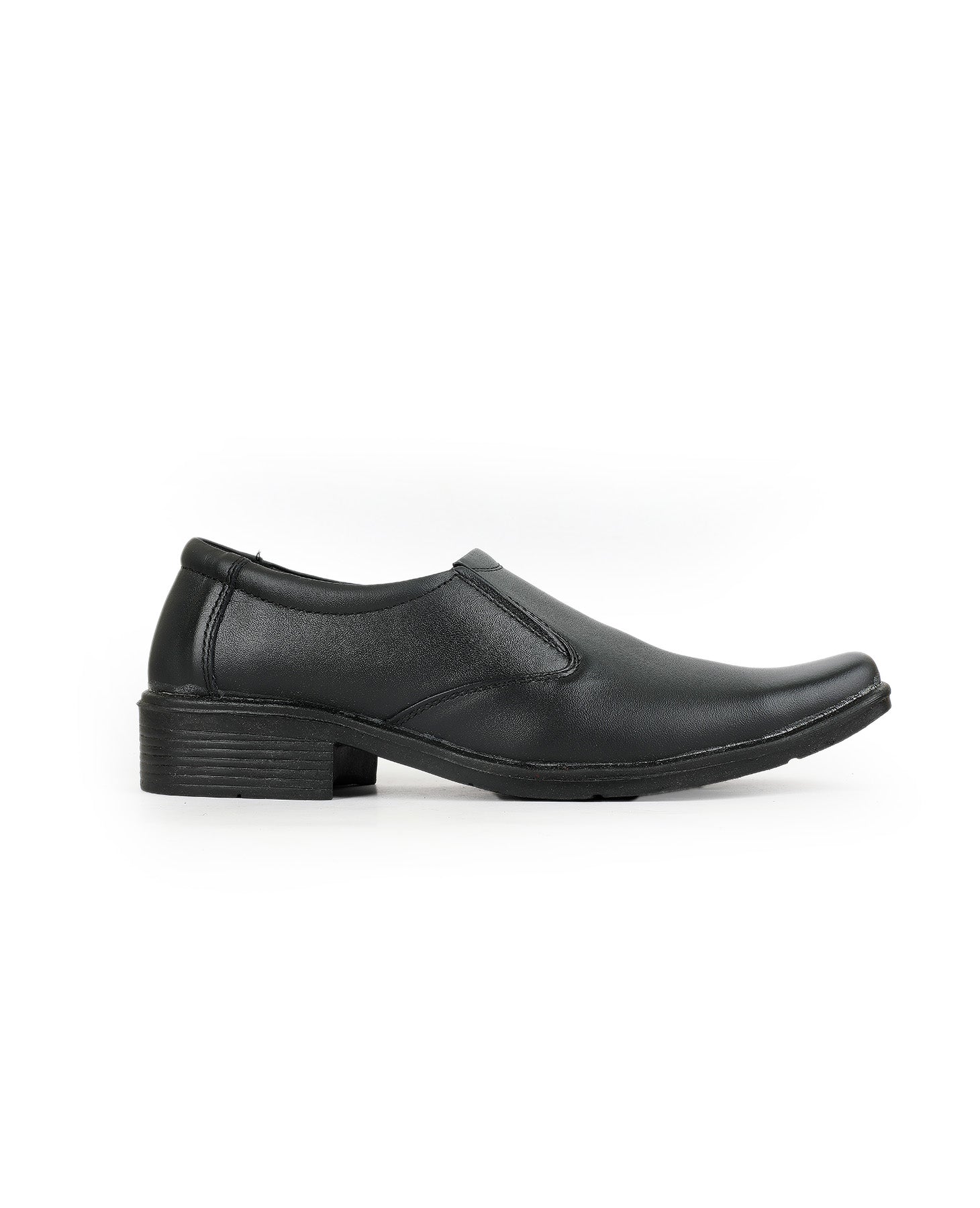 Men's Leather Black Shoes 18315