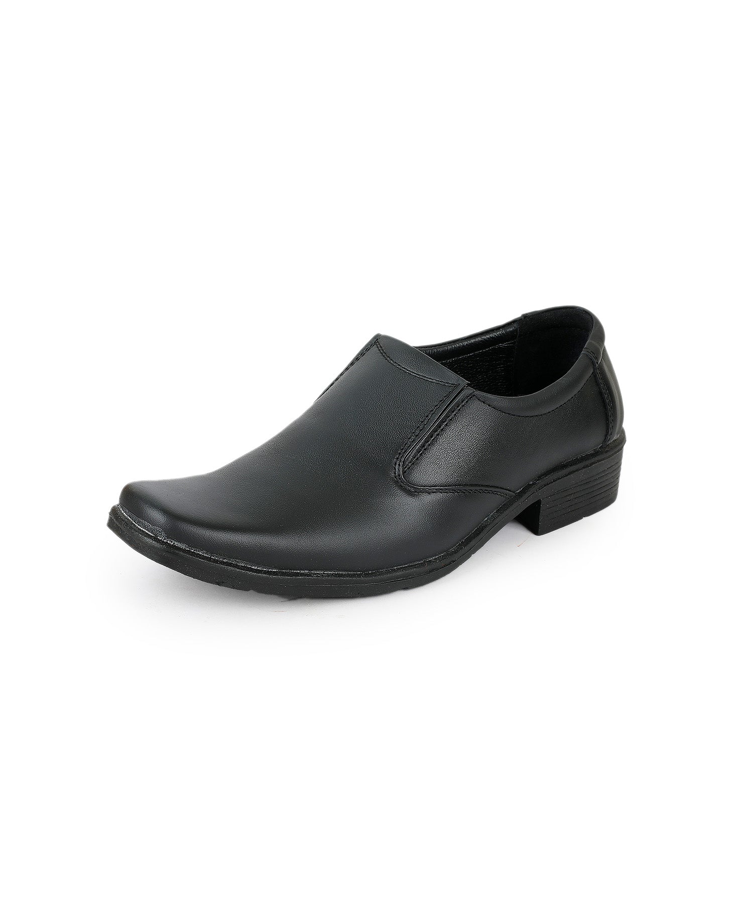 Men's Leather Black Shoes 18315