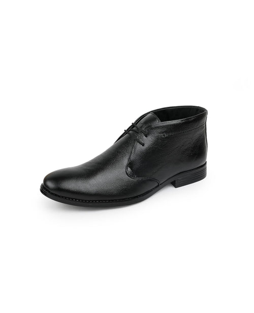 MEN LEATHER ANKLE SHOE 205904