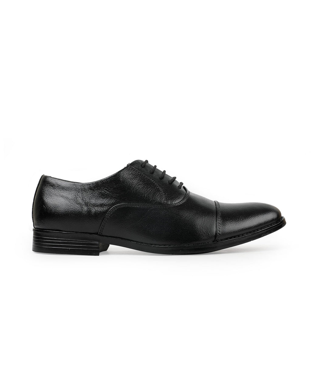 Men's leather oxford black shoes 205908