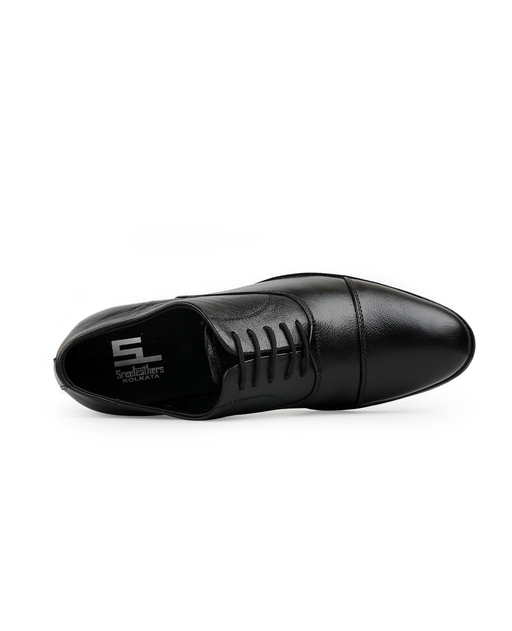 Men's leather oxford black shoes 205908