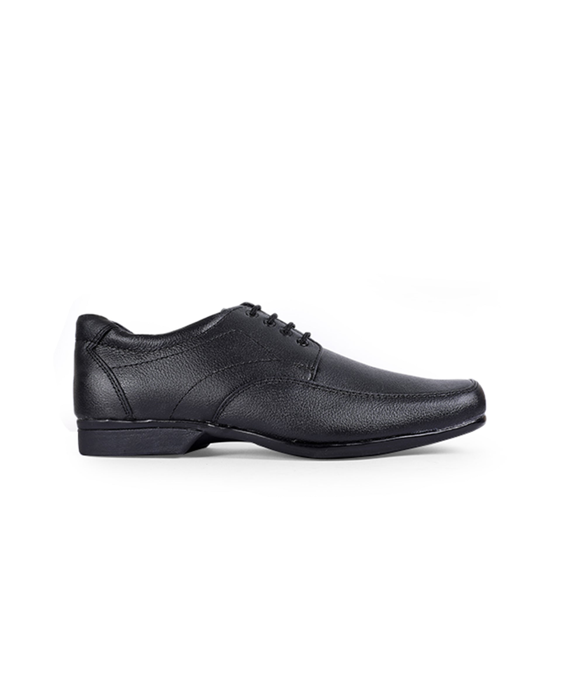 Men's leather black shoes  24380