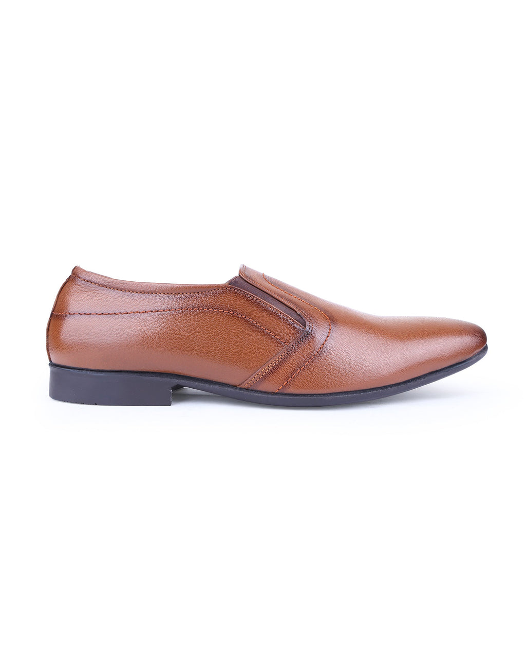 Men's leather tan shoes 24854