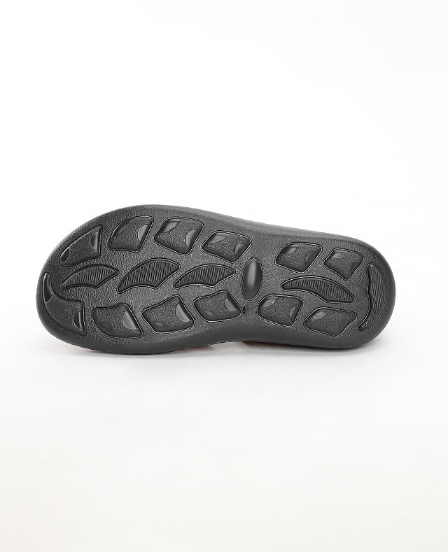 Men's leather tan sandals 117413