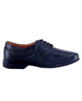 Men's leather black shoes  02079