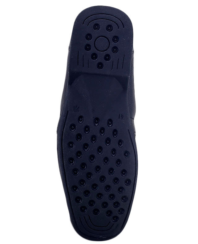 Men's leather black shoes  02079